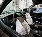 Молодой астраханец под давлением неизвестных поджег полицейскую машину