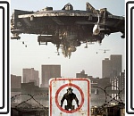 Астраханцы с городской набережной наблюдают высадку инопланетян