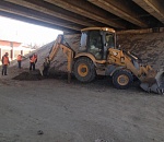 На Царевском мосту в створе Боевой начались ремонтные работы