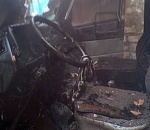 Под Астраханью подожгли автомобиль