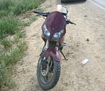 Под  Астраханью столкнулись мокик и иномарка: пострадал 17-летний юноша