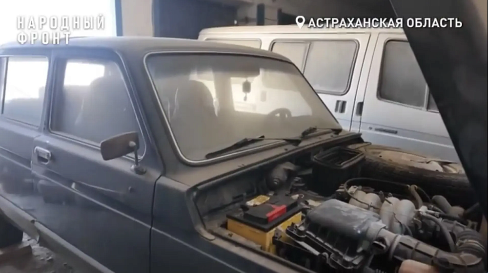 Астраханским бойцам из запорожского направления передали машину-донор