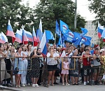 В Астрахани прошел концерт «За Россию!»