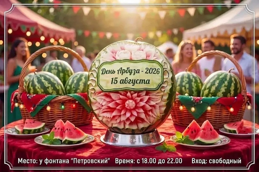 Астрахань снова отметит День арбуза с подачи мэра Игоря Редькина