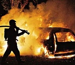  Ночью в Астрахани сгорел еще один автомобиль