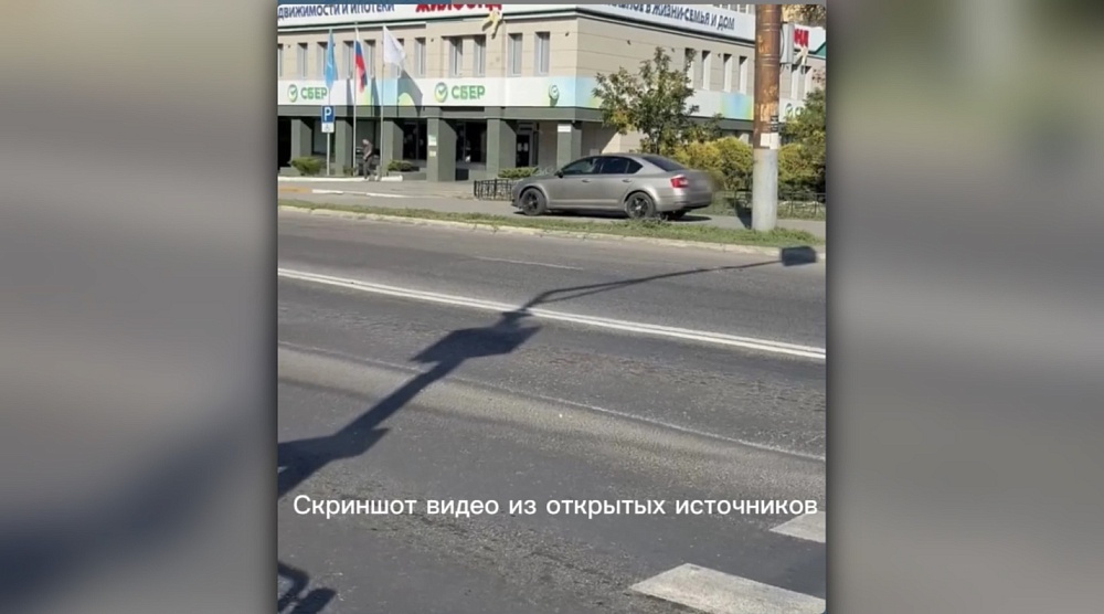 Астраханский автолюбитель доездился по пешеходной зоне до протокола
