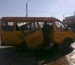 В Астрахани столкнулись маршрутка и иномарка: пострадало пять человек (ОБНОВЛЕНО!)