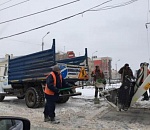 В Астрахани 66 единиц спецтехники вышли на уборку снега