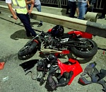 В Астрахани в ДТП на Новом мосту пострадал мотоциклист