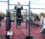 В астраханском райцентре открылась спортплощадка для сдачи ГТО