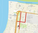 Внимание! Ограничение движения на ул. Татищева и пер. Смоляной в Астрахани