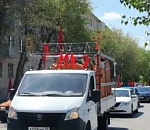 Астраханские священники проводят авто-крестный ход: видео