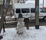 Фото дня: настоящий снеговик - в Астрахани!