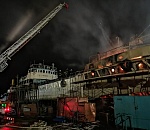 Пожар на СРЗ "Звездочка" в Астрахани почти потушен