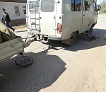 В Астрахани "УАЗ" с прицепом сбил 10-летнего велосипедиста