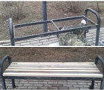 В центре Астрахани вандалы не оставили почти ни одного целого фонаря (ВИДЕО)