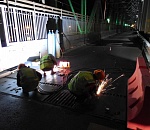 На Старом мосту восстановили сварку на деформационных швах 