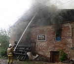 В Астрахани произошел крупный пожар