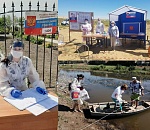 Избирком информирует: Как проходят выездные голосования по поправкам в Конституцию РФ во дворах и отдаленных селах