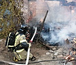 В Астрахани рядом с парком «Аркадия» тушат крупный пожар