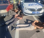 В Астрахани на дороге полиция скрутила наглого водителя и его свиту