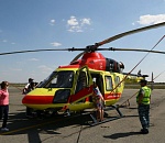 Жителя Лиманского района вертолетом доставили в астраханский кардиоцентр