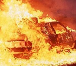 Сегодня ночью в Астрахани произошла серия поджогов