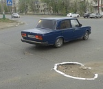 Астраханские водители начали акцию «Какой мэр – такие и дороги»