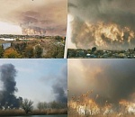 В дельте Волги выгорела целая Астрахань