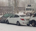 В Астрахани в первый день снегопада полицейские отработали 118 ДТП