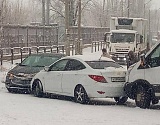 В Астрахани в первый день снегопада полицейские отработали 118 ДТП