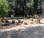 В астраханском селе благоустраивают парк