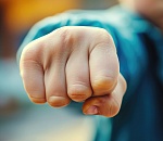 Пьяный астраханец ударил в живот полицейского