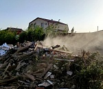 В Астраханской области еще одного серого перевозчика задержали за разгрузкой строймусора