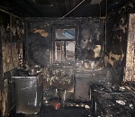 На пожаре в Астрахани погибли мать и сын