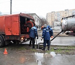 Астрводоканал очищает стоковые сети города
