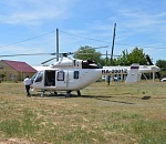 Тяжелобольного астраханца доставили вертолетом в Волгоград