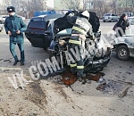 Серьезная авария у ТЦ в Астрахани: столкнулись пять автомобилей (ВИДЕО столкновения)