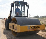 Завершается строительство дороги к новому астраханскому кладбищу