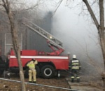 Под Астраханью горит  транспортная компания