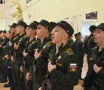 На астраханском военном полигоне приняли присягу новобранцы