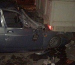 В Астрахани пьяный 19-летний водитель "десятки" влетел под грузовик