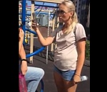 Астраханцы крайне возмущены поведением петербурженки, которая выгнала детей-инвалидов с детской площадки: видео