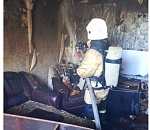 Возле часовни Иконы Божией Матери Всецарица в Астрахани загорелась квартира