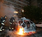 Воскресным вечером в Астрахани снова горел автомобиль