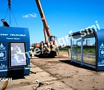 В Астрахани приступили к сборке новых автобусных остановок