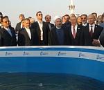 Президенты стран Прикаспия во время саммита в Астрахани выпустили в Волгу молодь белуги