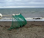 На астраханском участке Каспия браконьеры поставили ставные сети длинной 1408 метров 