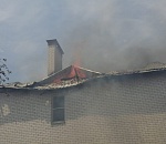 За Добростроем в Астрахани сильный пожар