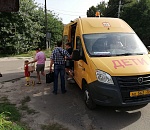 Астраханские автобусы вышли на линию в Луганской Народной Республике